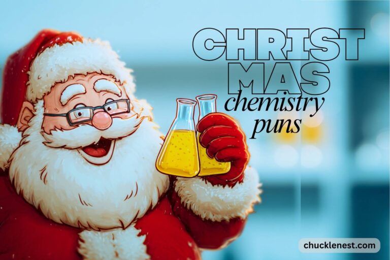 christmas chemistry puns