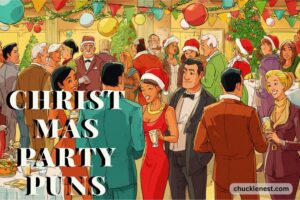christmas party puns