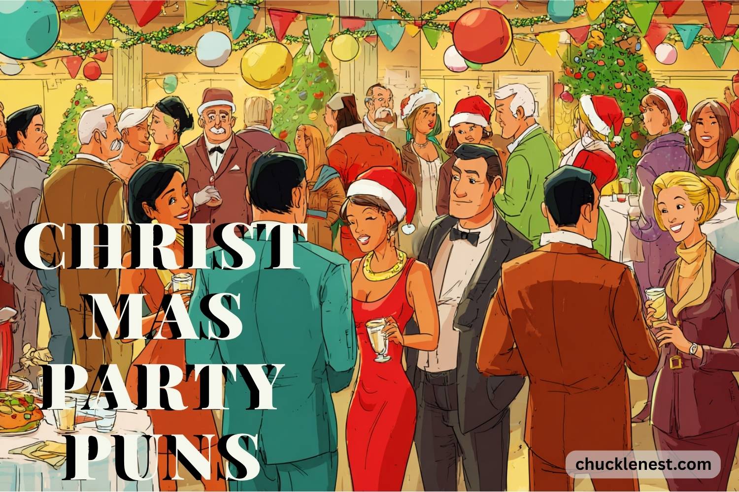 christmas party puns