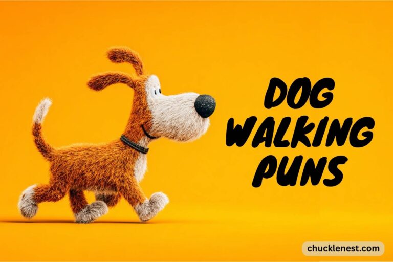 dog walking puns