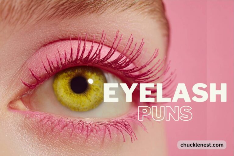 eyelash puns