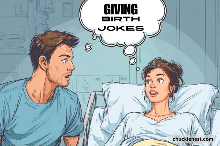 giving birth jokes