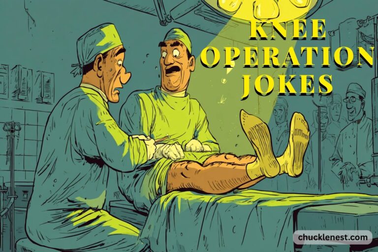 knee operation jokes